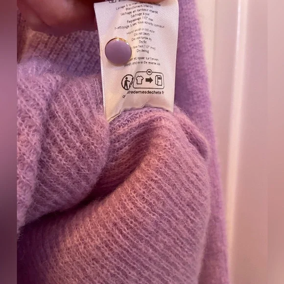 Sezane Barry Cardigan Lilac - Size M - Picture 7 of 7